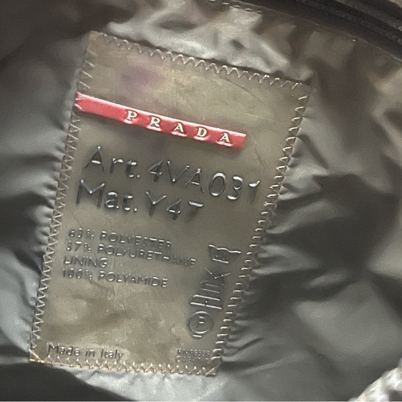 #117 PRADA Black Fabric Crossbody Bag - Picture 13 of 15